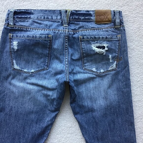 FOX DENIM BRILLIANT BLUE JEANS BOOT CUT J3 - Picture 4 of 9